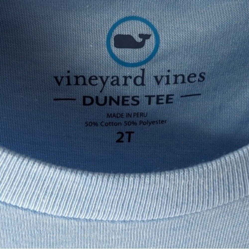 Vineyard Vines Sailing Dunes Blue Tee 2T NWT - Picture 3 of 7